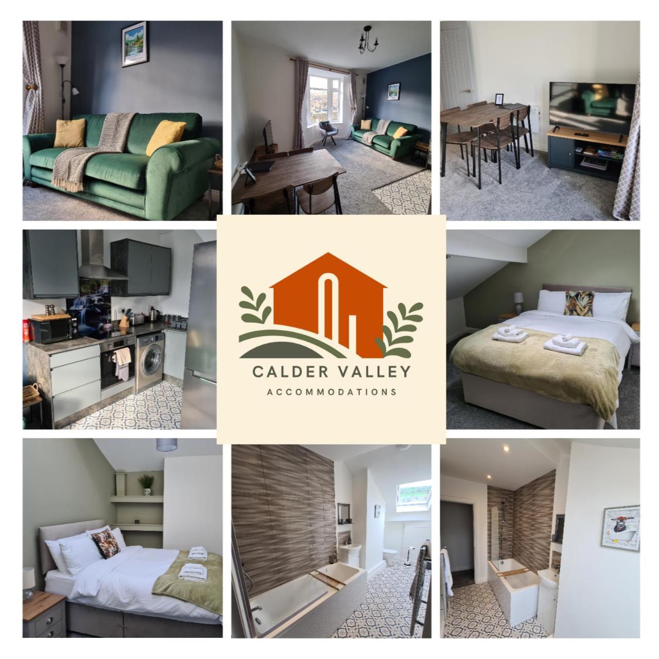 Modern River View Mytholmroyd Apartment 외부 사진